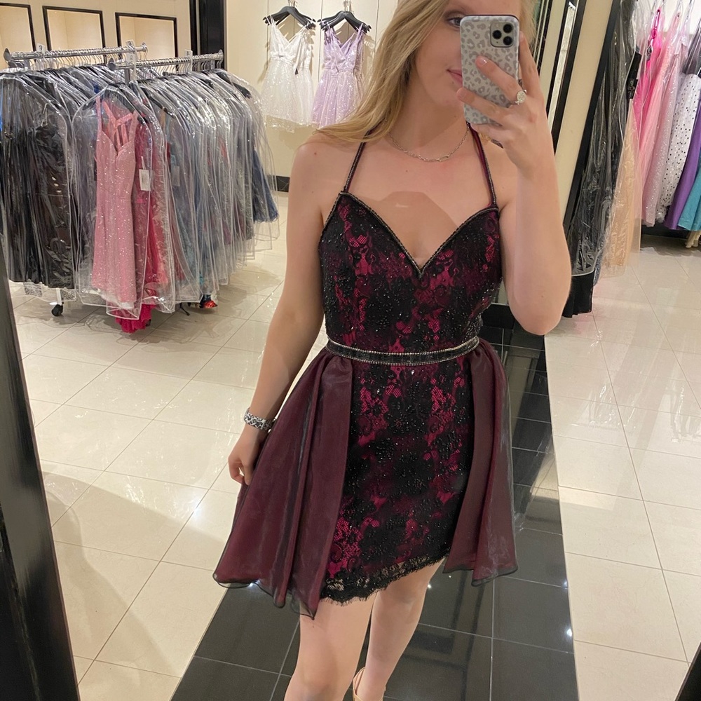 NWT Cocktail with Overskirt